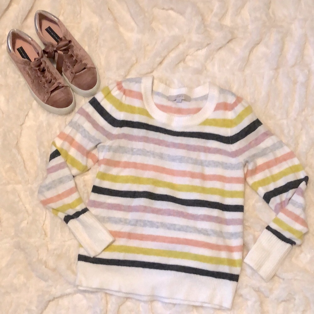 LOFT. Super soft striped sweater.